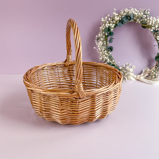 Flower Girl Basket - Natural